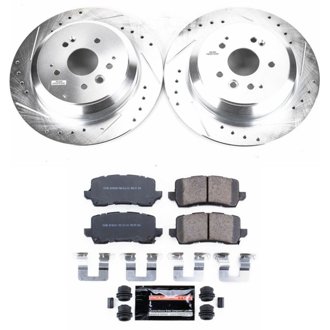 Z23 Daily Driver Carbon-Fiber Ceramic Brake Pad and Drilled & Slotted Rotor Kit