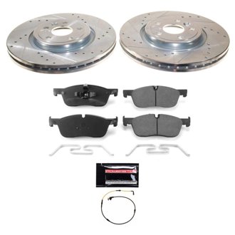 Z23 Daily Driver Carbon-Fiber Ceramic Brake Pad and Drilled & Slotted Rotor Kit