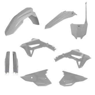 21+ Honda CRF250R/ CRF450R Full Plastic Kit - Gray