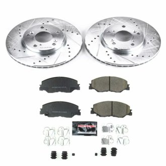 Z23 Daily Driver Carbon-Fiber Ceramic Brake Pad and Drilled & Slotted Rotor Kit