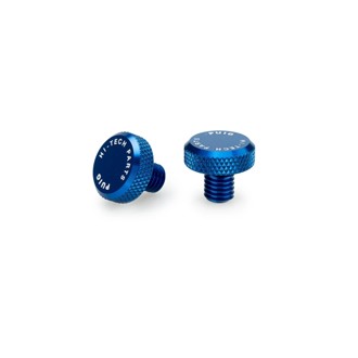 Mirror Hole Screw Plug Blue