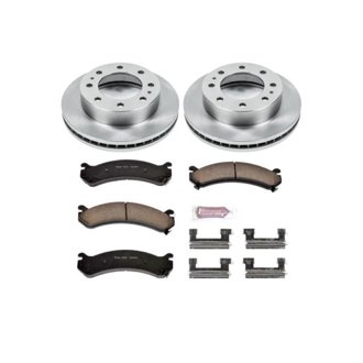 Oe Stock Replacement Low-Dust Ceramic Brake Pad And Rotor Kit
