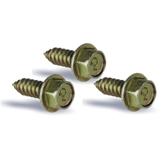 Wheel Rim Screws - Grade 8 Steel - Gold Iridite Finish - 35 Pack