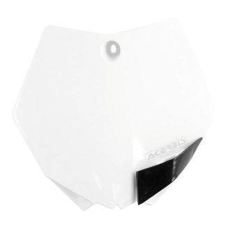 13-17 KTM SX85 Front Number Plate - White