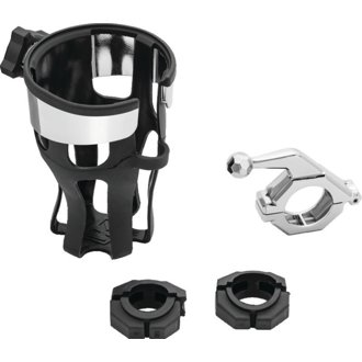 Reflex Drink Holder With Bar Mount Universal Chrome