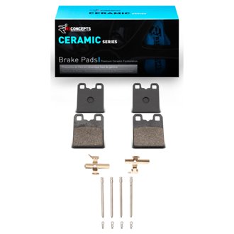 R1 14-25 Alfa Romeo Stelvio Parking Brake Ceramic Pads & Hardware Kit