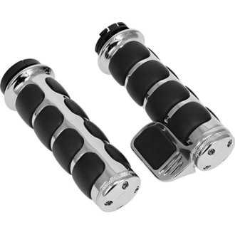 Iso Grip With Throttle Boss Dual Cable Chrome