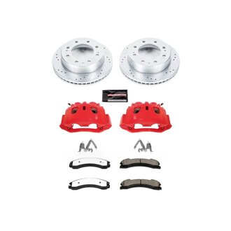 Z36 Truck and SUV Ceramic Brake Pad, Drilled & Slotted Rotor, and Caliper Kit