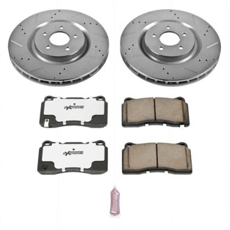 Z26 Street Performance Ceramic Brake Pad and Drilled & Slotted Rotor Kit