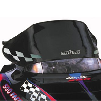 Polaris Cobra Evolved Windshield Low Black