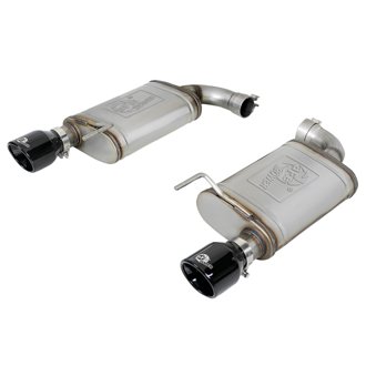 Mach Force Xp Stainless Steel Axle Back Exhaust System W/ Black Tips