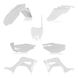 19+ Honda CRF110F Full Plastic Kit - White