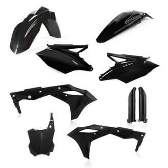 2018 Kawasaki KX250F/19-20 KX250 Full Plastic Kit - Black
