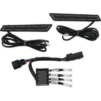 Led Saddlebag Hinge Accents Black