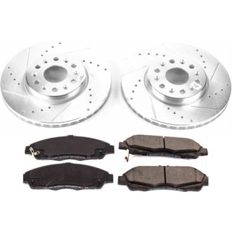 Z23 Daily Driver Carbon-Fiber Ceramic Brake Pad and Drilled & Slotted Rotor Kit