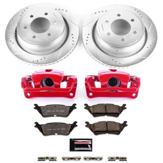 Z36 Truck and SUV Ceramic Brake Pad, Drilled & Slotted Rotor, and Caliper Kit