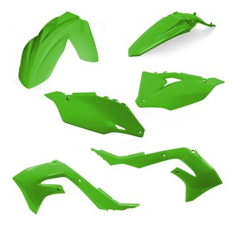 21+ Kawasaki KX250 KX250X/19-23 KX450 Plastic Kit - Green