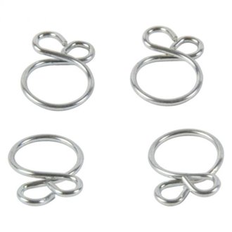 FUEL STAR CLAMP REFILL KIT - 4 IRE TYPE CLAMPS 12.5MM I.D.