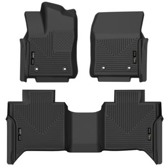 2022 Toyota Tundra DC X-ACT Front & 2nd Seat Floor Liner - Blk