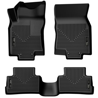 17-22 Nissan Rogue Sport Weatherbeater Black Front & 2nd Seat Floor Liners
