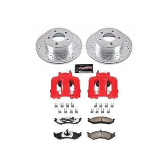 Z36 Truck and SUV Ceramic Brake Pad, Drilled & Slotted Rotor, and Caliper Kit