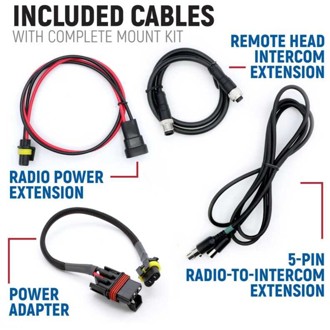 Polaris Xpedition Complete Comm Kit w/ BTI and 2-Way Radio No Intercom / G1 GMRS