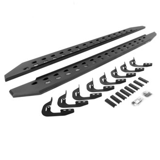 RB20 Slim Line Running Boards with Mounting Brackets Kit