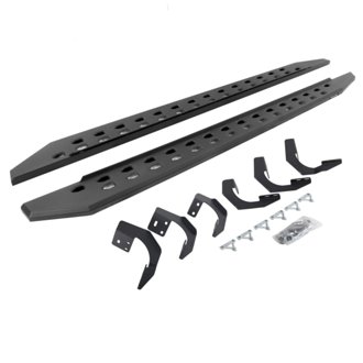 RB20 Slim Line Running Boards with Mounting Brackets Kit