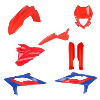 2023 Beta RR 2T 125-480 RR 2T 125RC-480RC Full Plastic Kit - Red/Blue