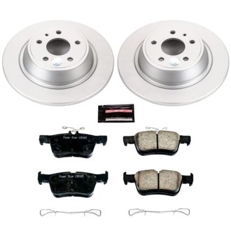 Evolution Coated Rotor And Low-Dust Ceramic Brake Pad Kit