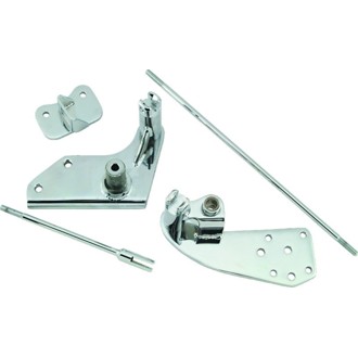 Bikers Choice 87-99 FXST/C/S Chrome 3 Inch Extended Forward Control Kit W/O Engine Guards