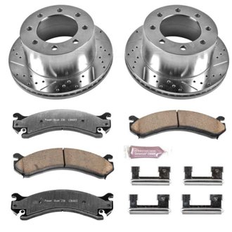Z36 Truck and SUV Carbon-Fiber Ceramic Brake Pad and Drilled & Slotted Rotor Kit