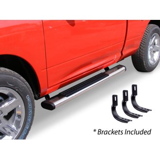 6" OE Xtreme Side Steps with Mounting Brackets Kit