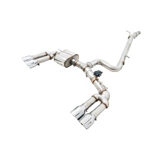 AWE SwitchPath™ Exhaust for Audi 8V S3 - Chrome Tips, 102mm