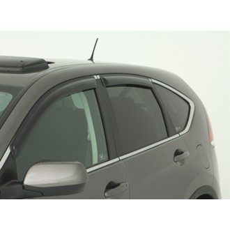 AVS 12-16 Honda CR-V Ventvisor Outside Mount Window Deflectors 4pc - Smoke
