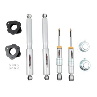 2.5 INCH LEVELING KIT | STRUT SPACERS W/ TRAIL PERFORMANCE SHOCKS