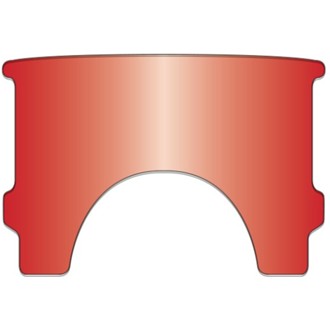 Harley-Davidson Flst/Fx Replacement Window - Red