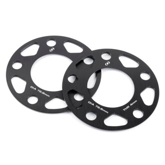 Wheel Spacers - 5x120 - 72.6mm CB - 4mm Thick (Set of 2