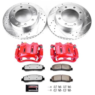 Z36 Truck and SUV Ceramic Brake Pad, Drilled & Slotted Rotor, and Caliper Kit