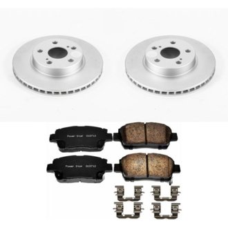 Evolution Coated Rotor And Low-Dust Ceramic Brake Pad Kit