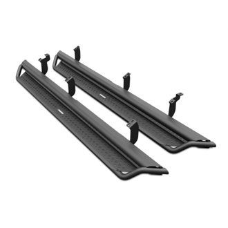 Dominator Xtreme D1 Side Steps with Rocker Panel Mounting Bracket Kit