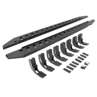 RB20 Slim Line Running Boards with Mounting Brackets Kit