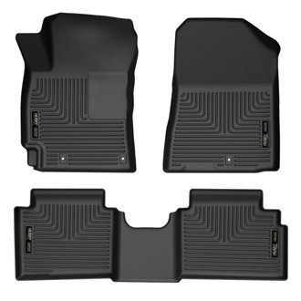 19-23 Kia Forte WeatherBeater Front & 2nd Seat Floor Liners - Black