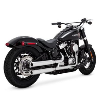 HD Softail 18-22 Eliminator S/OS Chrome Slip-On Exhaust