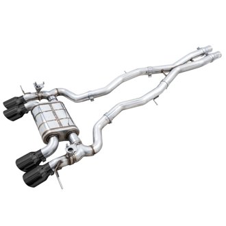 AWE SwitchPath Catback for BMW G8X M3/M4 - Chrome Tips