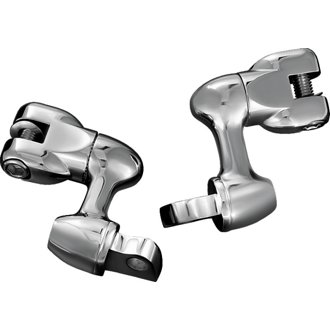 2in Adjustable Lockable Offsets With Male Mount Adapter Chrome