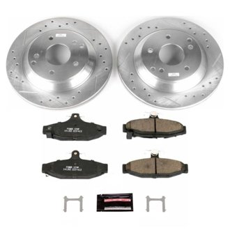 Z23 Daily Driver Carbon-Fiber Ceramic Brake Pad and Drilled & Slotted Rotor Kit