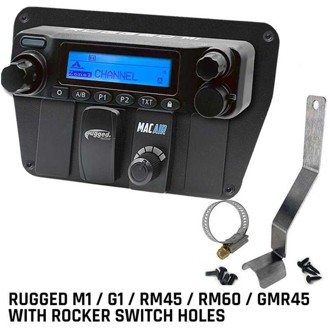 Can-Am Commander Intercom/Radio Mount M1/G1/RM45/RM60/GMR45 w/Switch Holes