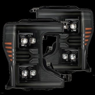 20-22 Ford F-250/350/450 SD NOVA-Series LED Proj Headlights Alpha-Bk w/Acv Light SS & SBDRL