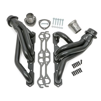 UNCOATED MILD-STEEL 1-5/8 IN. HEADERS, 67-87 C10-C30; SB CHEVY 283-400